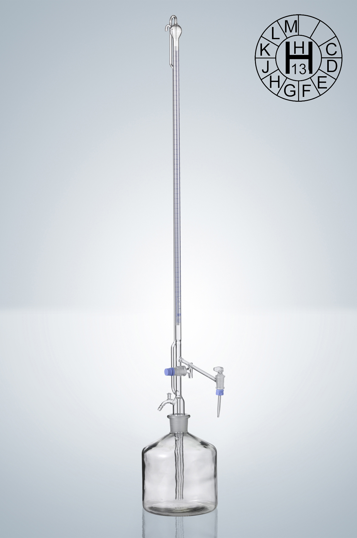 全自动滴定管(玻璃控制阀）